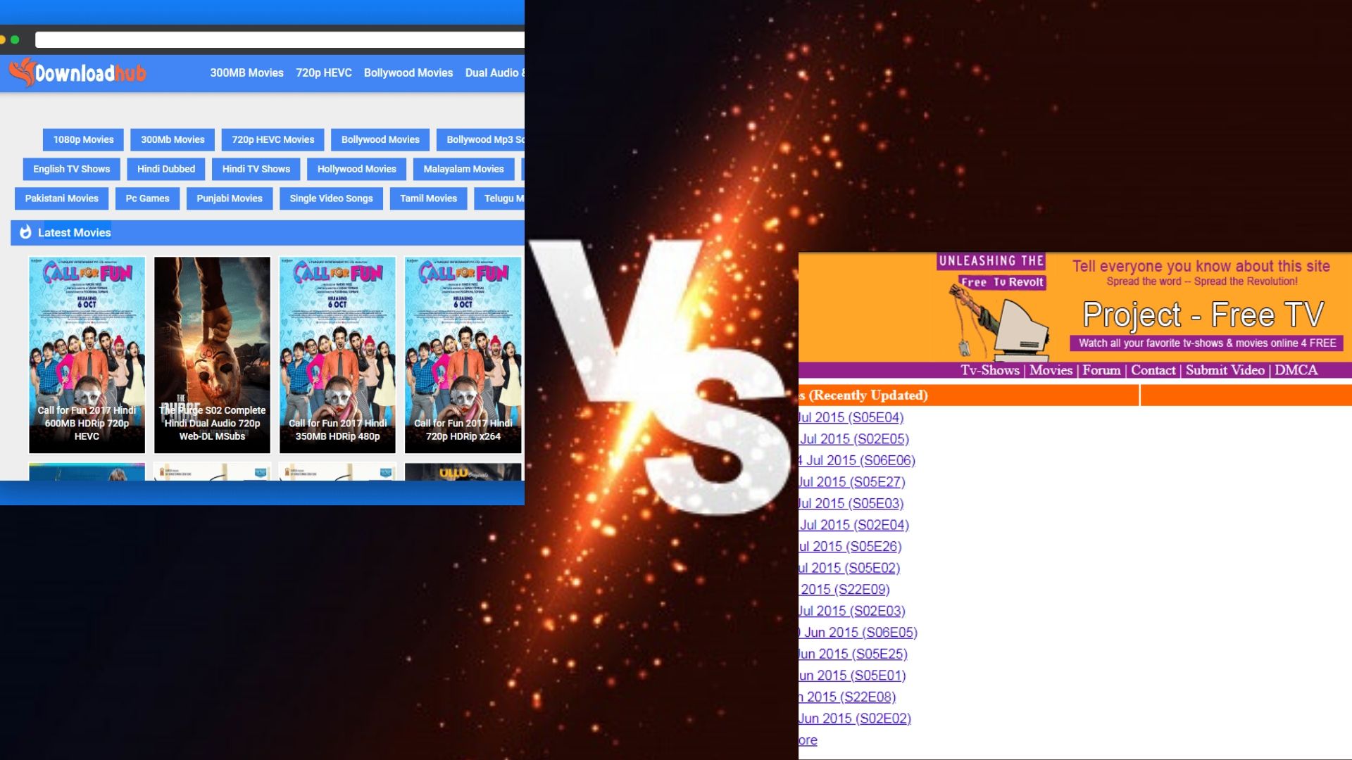 DownloadHub Vs. Project Free TV Which One is Better? WRYM